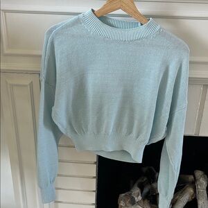 Madewell Soft Blue Crew Neck Sweater